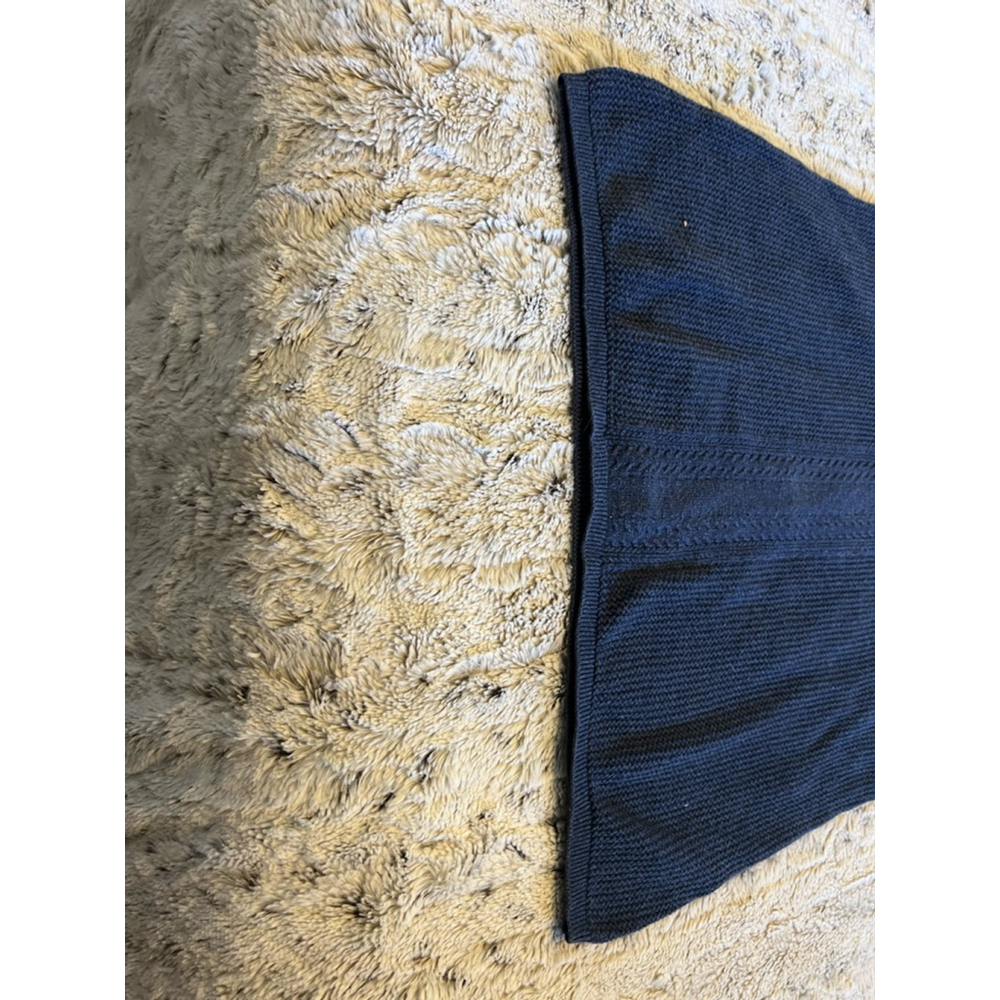 Vintage Pendleton Long Sleeve Cotton Knit Dark Blue Sweater Womens Size Large - Picture 7 of 16